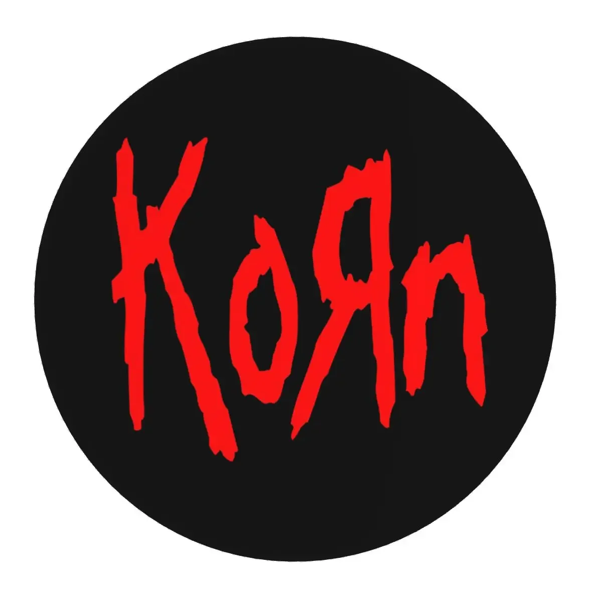 Music Rock Korn Band Round Mouse Pad Computer Keyboard Mouse Mat Gamer Laptop Desk Mat Office Accessories Table Mats