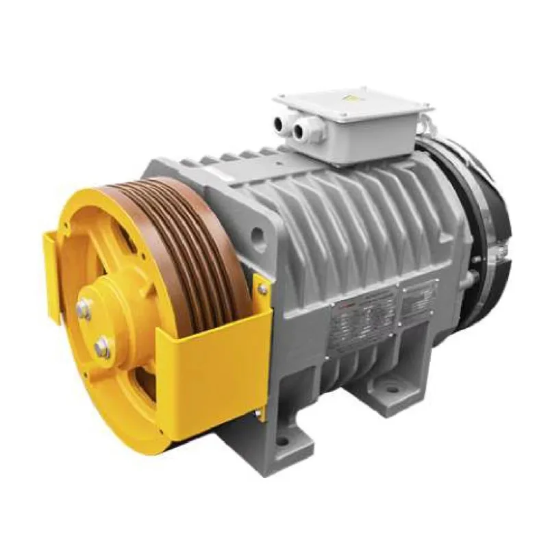 Heavy-Duty Elevator Gearless Traction Machine for Industrial Cargo & Construction Elevators