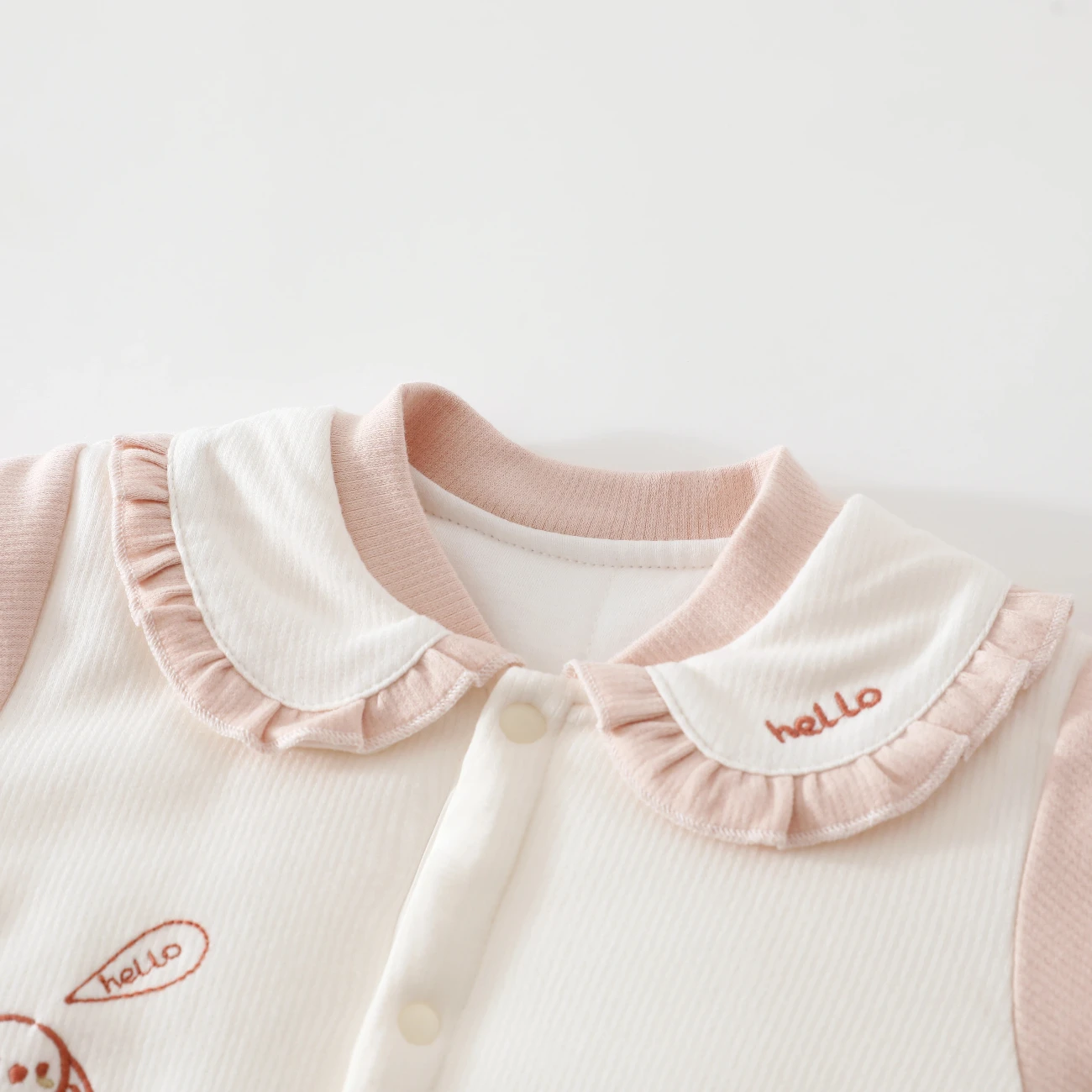 Baby Jumpsuit 120g Cotton-Padded for Boys and Girls, Autumn and Winter Quilted Outdoor Clothing, Newborn Thickened Crawling Suit Cotton Clothing