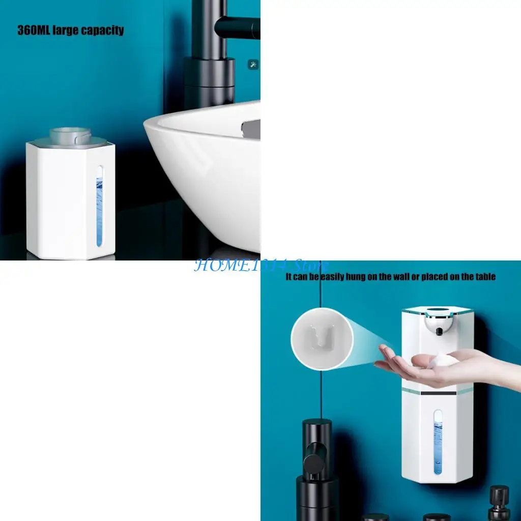 

M6CE Contactless Soap Dispenser Wall Mount Bathroom Liquid Soap Modern Designing