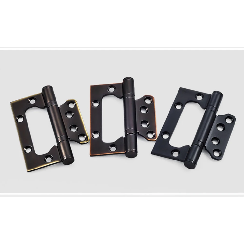 

Stainless Steel Bearing Spring Hinge Stabler Fixation Face Frame Mounting Kitchen Cabinet Door Furniture Black Stainless Steel