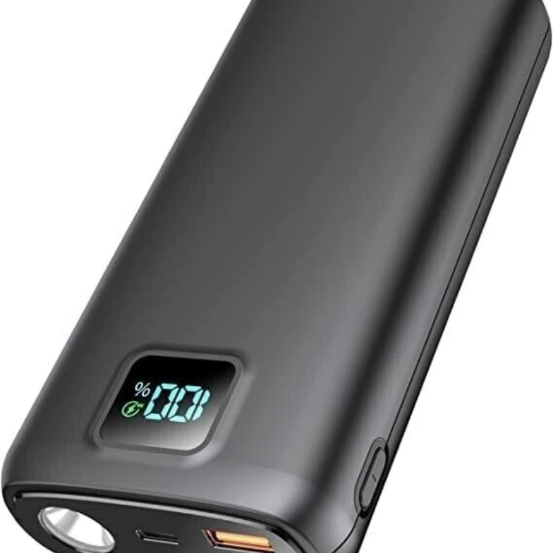 For Fast Charging with 2 USB Ports and 1 C-type Output Portable Charger 20000mAh Power Bank