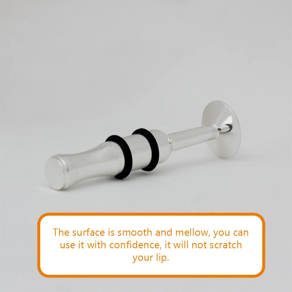

Trumpet Embouchure Trainer Lip Practice Device Metal Mouthpiece Portable Durable Standard Brass Replacement Part For Beginners