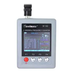 ANYSECU SF-103 Frequency Counter 2MHz-2800MHz CTCSS/DCS Frequency Meter 2Gen For DMR & Analog Portable Two Way Radio Transceiver