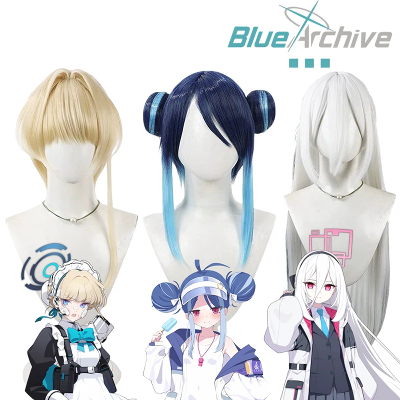 

Игра Blue Archive: Тендо Кей, Асума, Токи ‌ Немугаки Фубуки ‌ Парик для косплея женский, термостойкий, синтетический, для карнавала