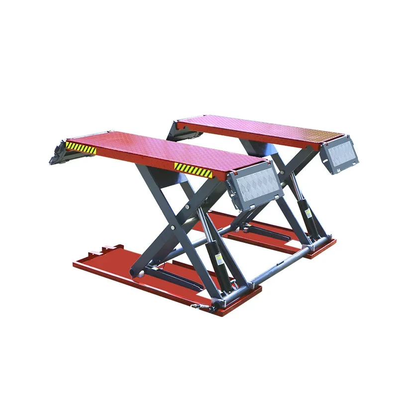 Hot selling small 1.2m electric lift table cheap hydraulic portable scissor lift car maintenance lift