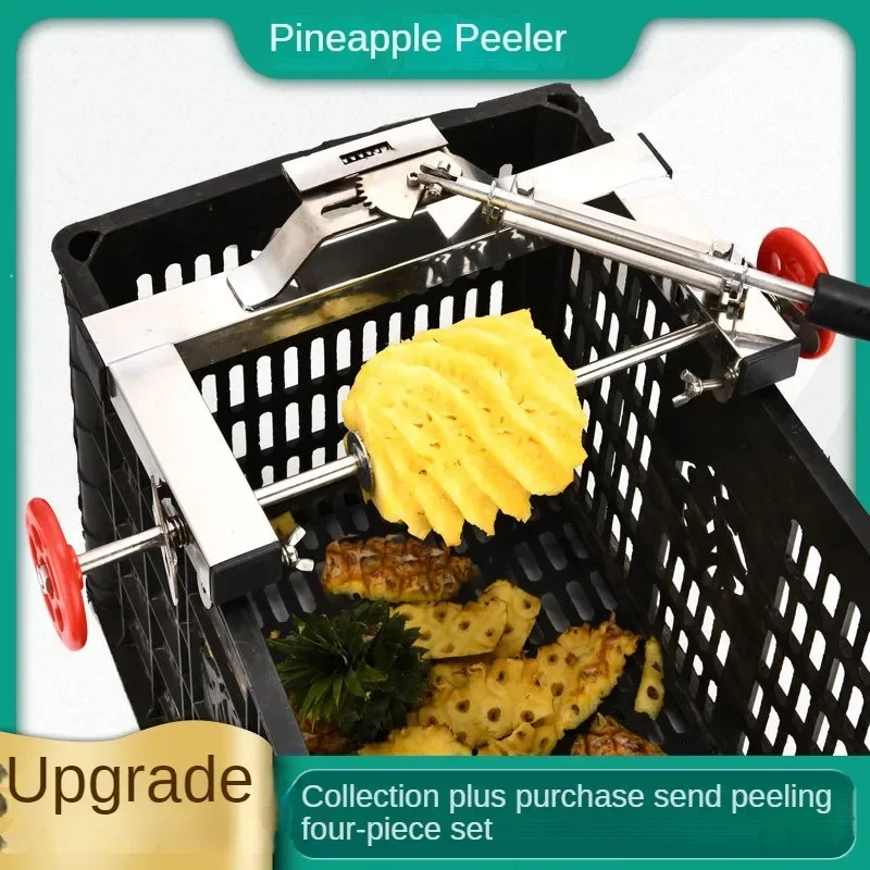 

Semi-Automatic Stainless Steel Pineapple Peeler, Cutter, Slicer, Pineapple Corer Tool