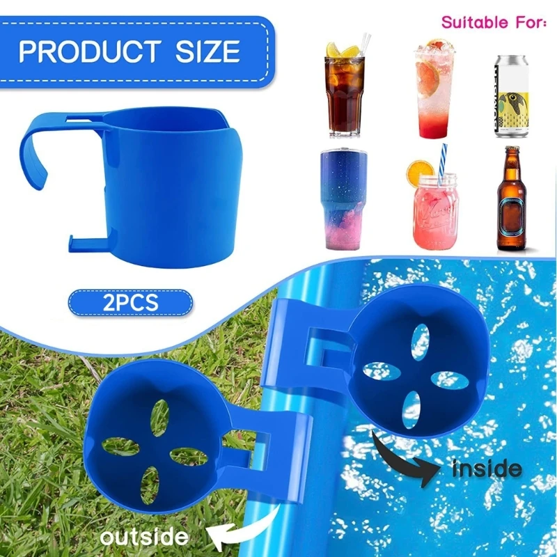 Porte-boissons piscine, accessoires piscine, support stockage boissons pour piscine