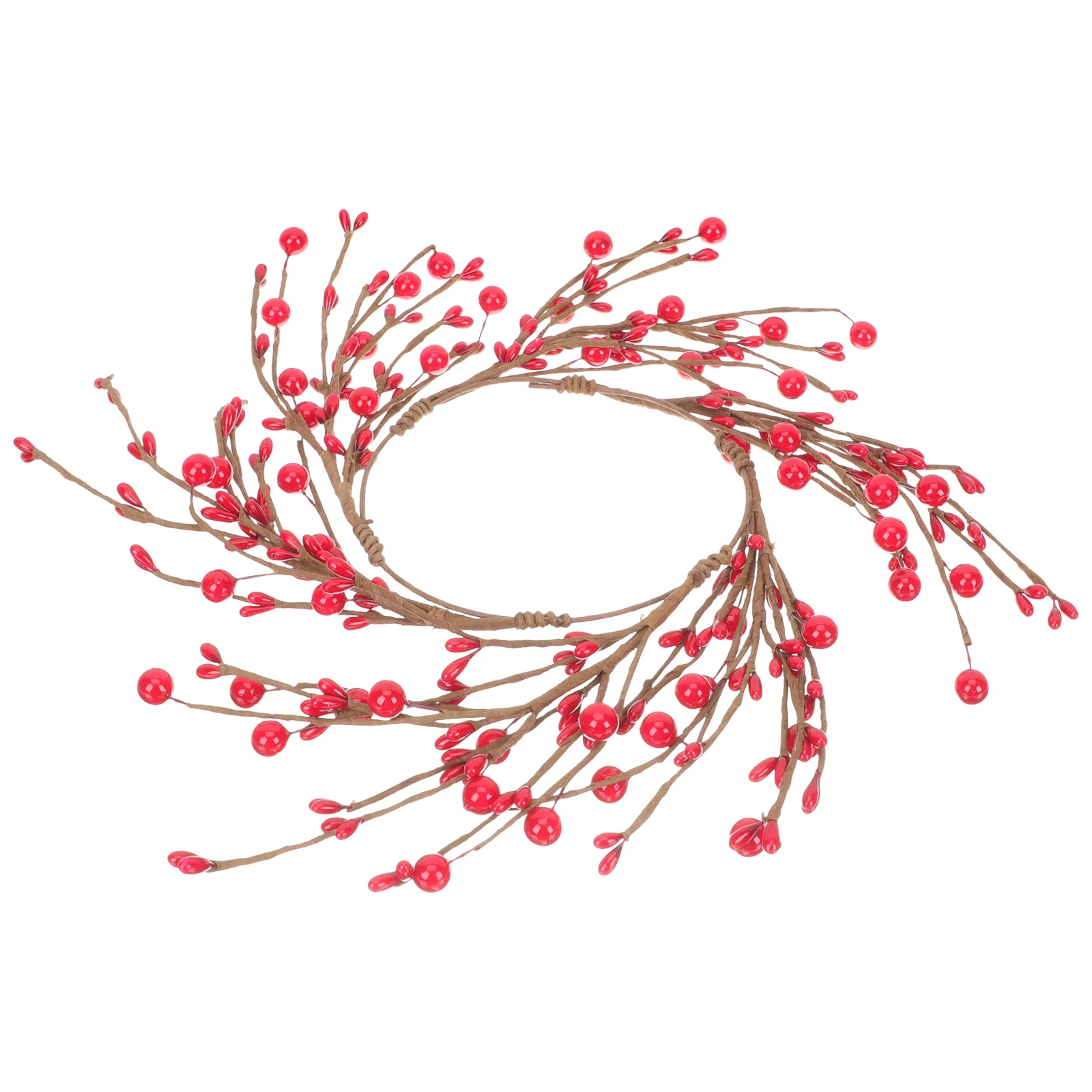 

Christmas Wreath Decoration Garlands Door Advent Outdoor Decorations Red Berries Small Rings Window