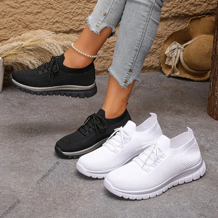 

Comemore женская дышащая повседневная вулканизированная обувь с сеткой, легкие кроссовки, модная удобная прогулочная обувь, спортивные кроссовки