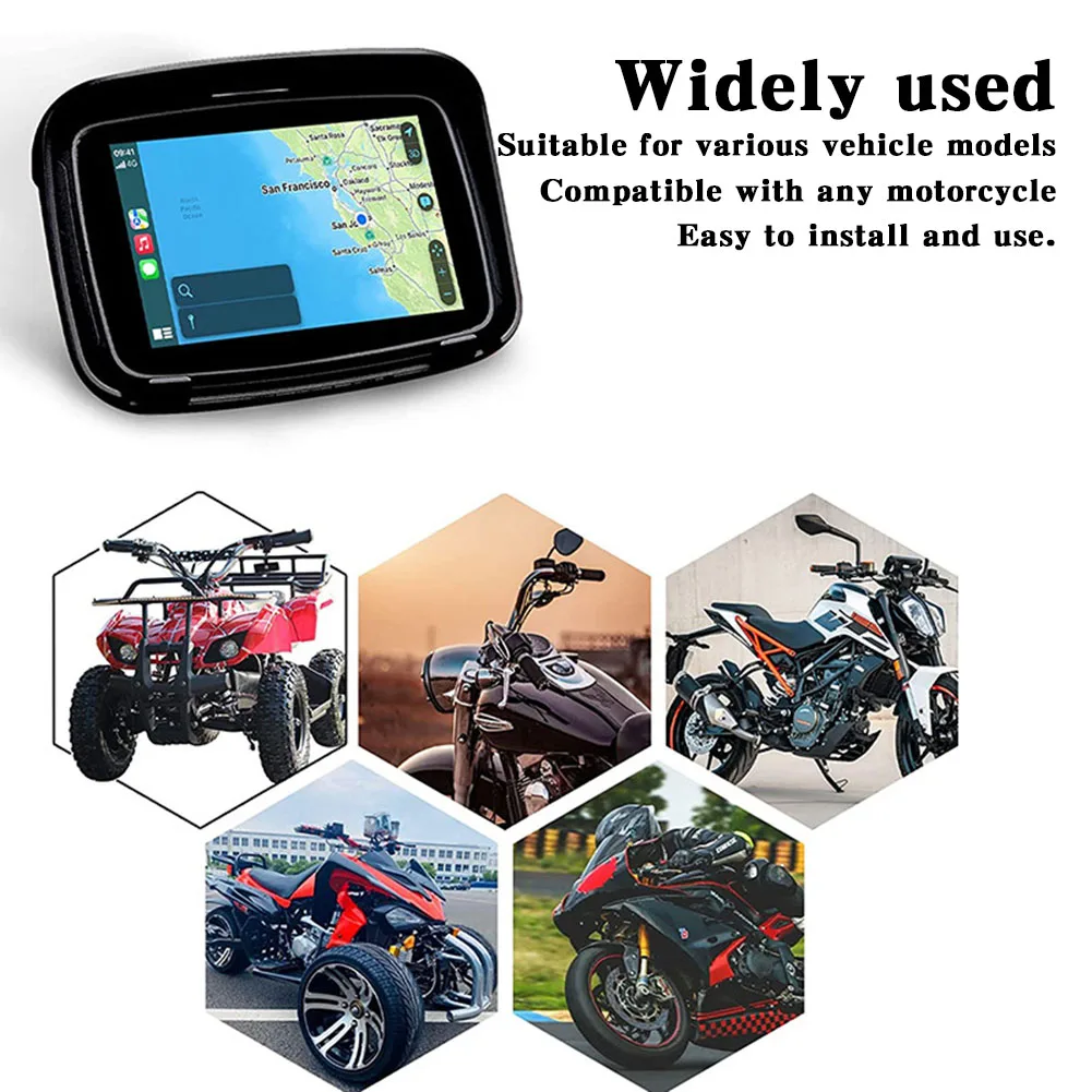 Cordless Motorcycle Navigation System Intelligence Touch Screen Navigation Device For Riding