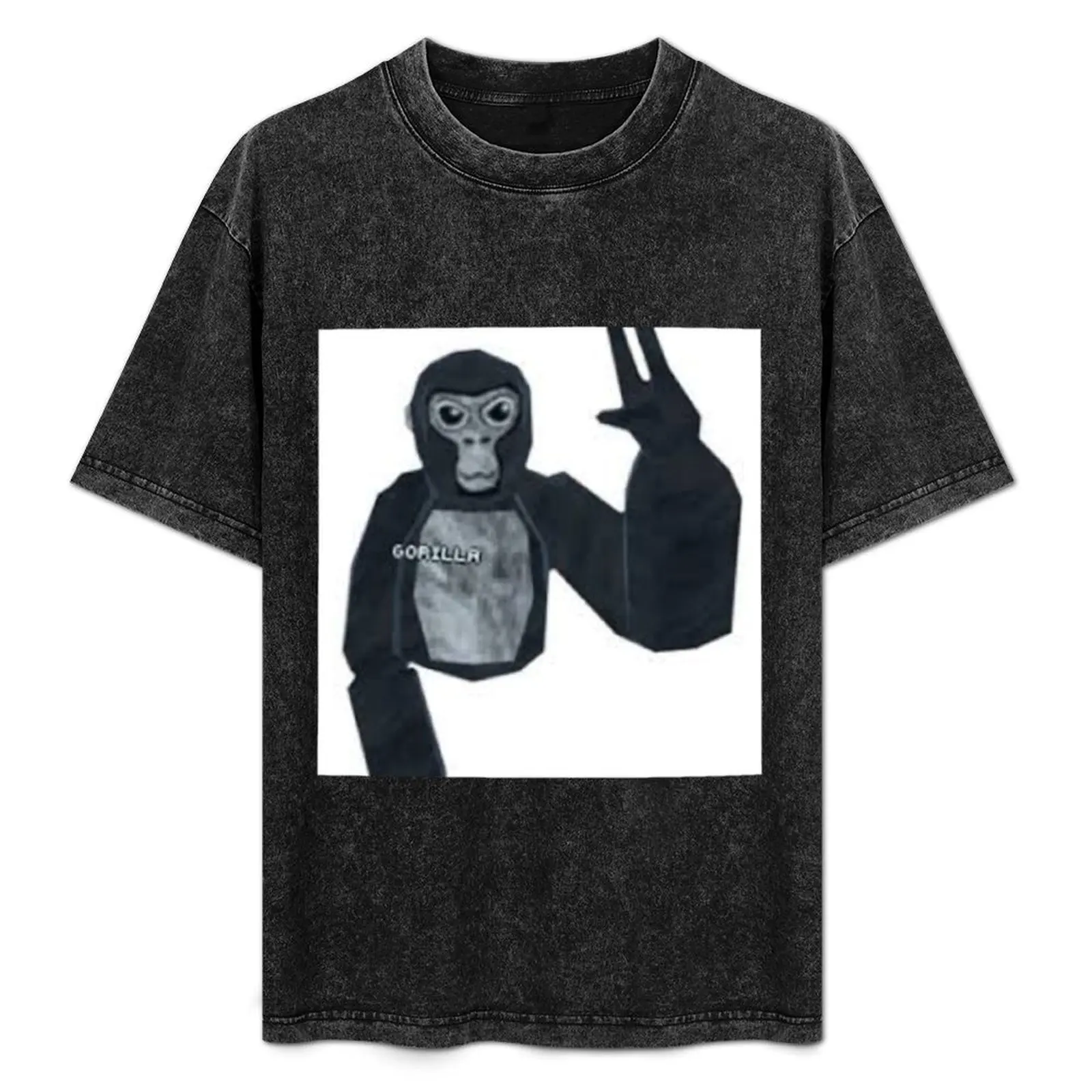 Gorilla tag monkey T-Shirt Blouse boys animal print man clothes baggy shirts Short sleeve tee men