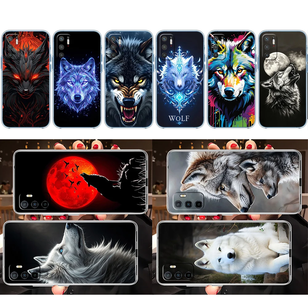 VY7 Animal Wolf Phone Case for Motorola Moto E13 E15 E20 E22 E22I E22S E30 E32 E40 E7 E7I G Plus Power Play Stylus G22 G14