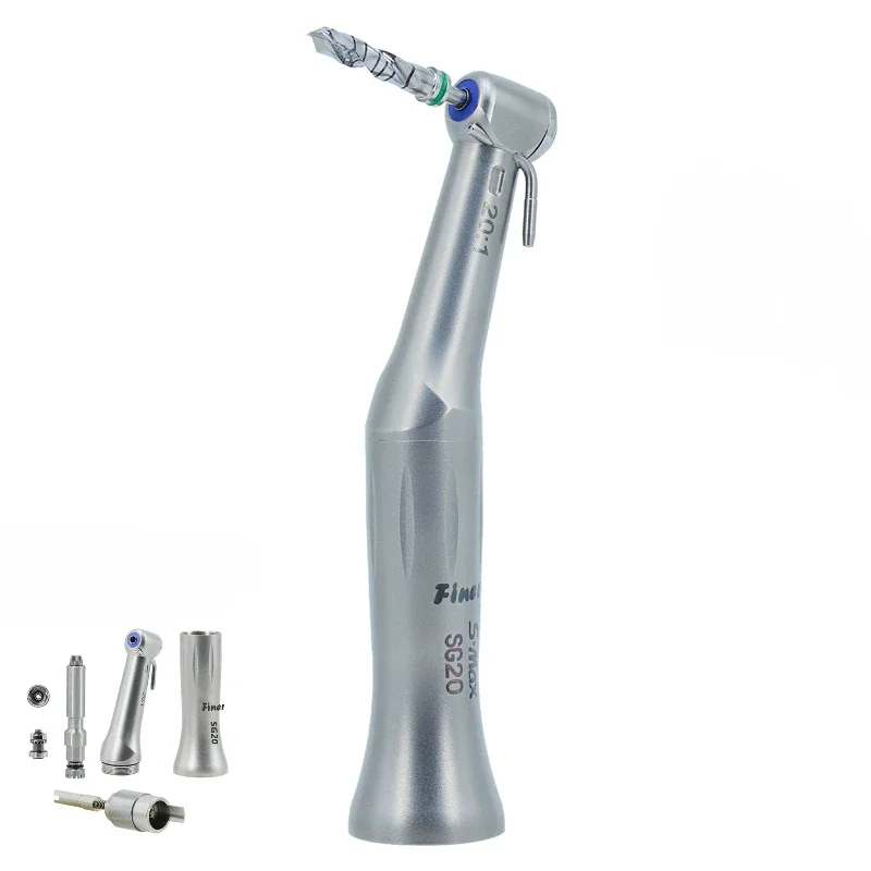 Dental Implant Contra Angulo 20:1 Reduction Implant Surgery Contra Angle Handpiece Compatible with NSK SG20 Implantology