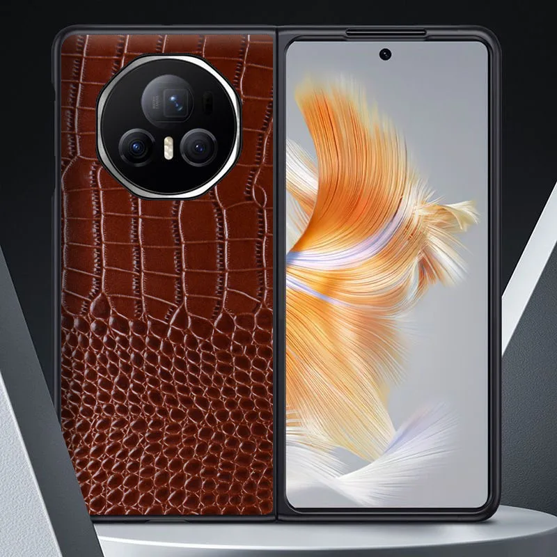 

Роскошный кожаный чехол-кошелек Wobiloo для Honor Magic V3 с отделениями для кредитных карт и держателем для телефона