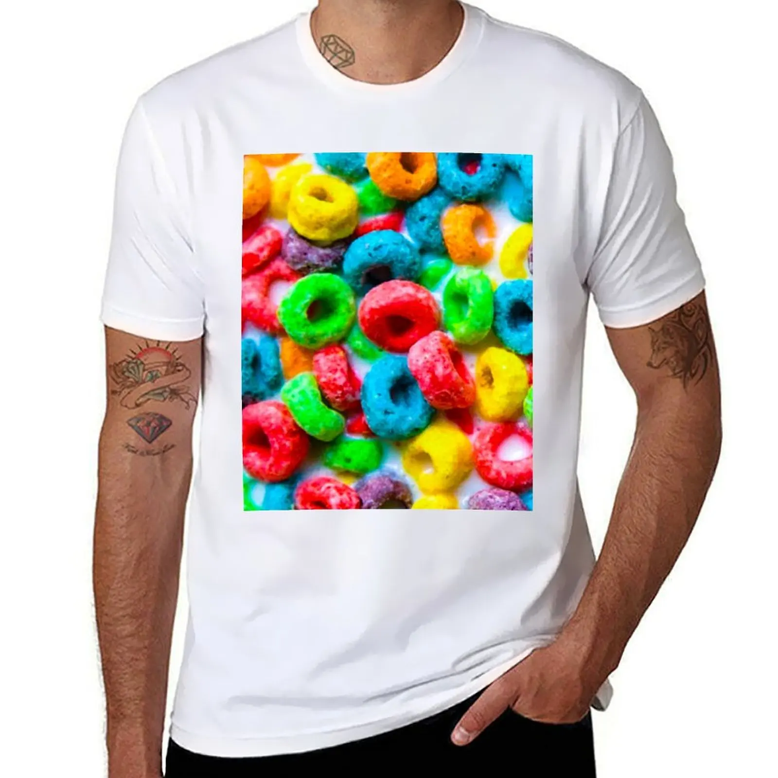 

t shirts man shirts cotton T-Shirt funny Loops of cotton dark t Fruity shirts funny for t humor