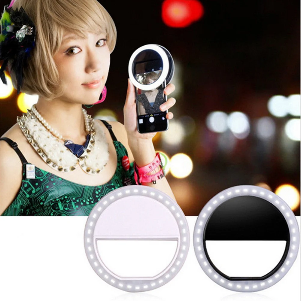 Selfie Phone Camera Photography Ring Light For Phone (White)