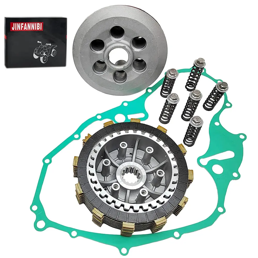 Dla Yamaha Raptor 700 700R YFM700R 2006 2007 2008 2009 2010-2016 2017 2018 2019 2020 2021 zestaw sprzęgła płyty ciśnieniowe i uszczelki