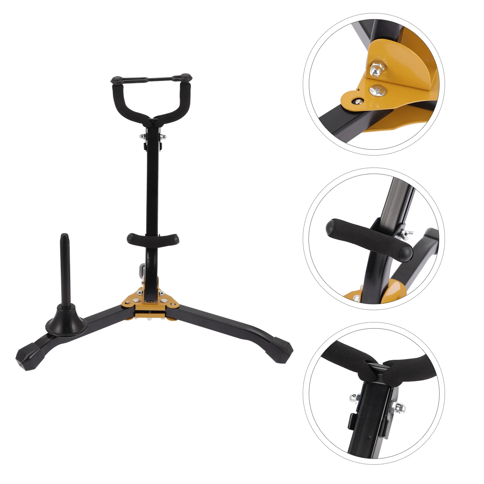

Saxophone Stand Alto Desktop Tenor Rack Chic Bracket Display Practical Holder Hook up Accessory