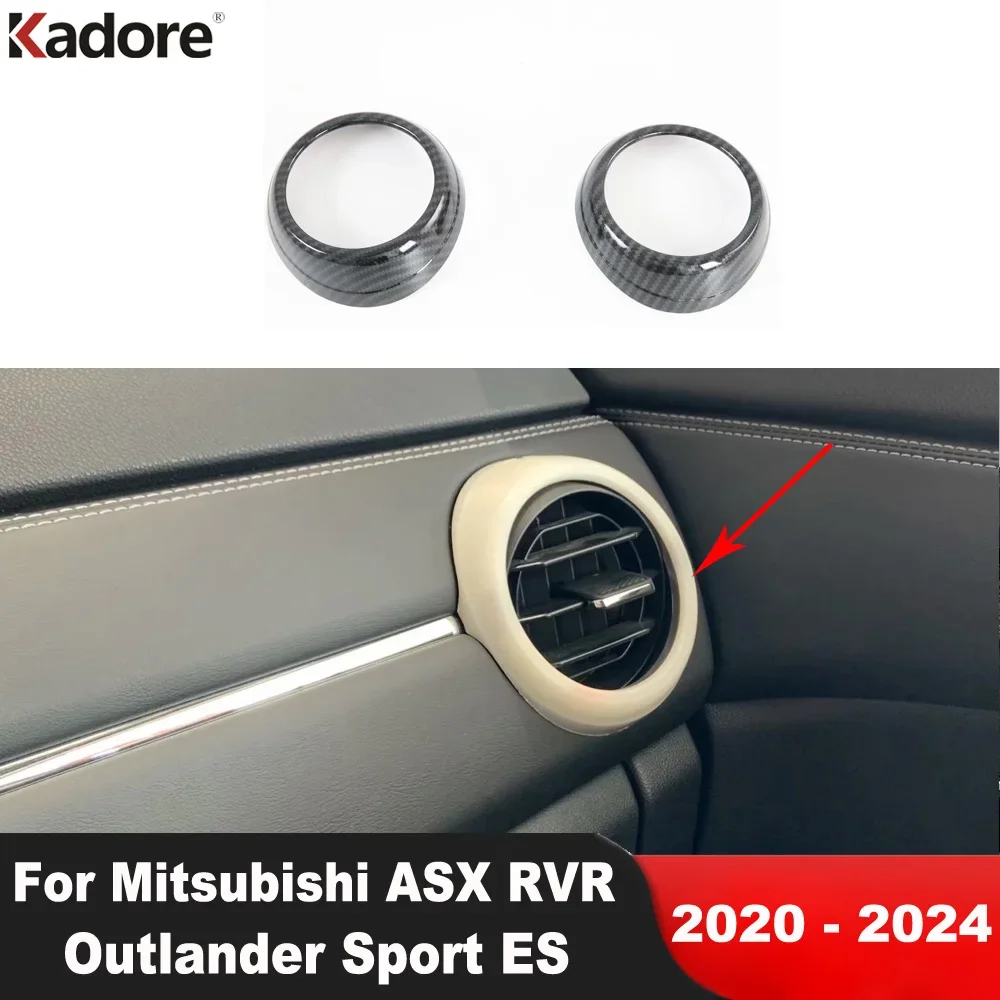 

Car Front Side Air Condition Vent Outlet Cover Trim For Mitsubishi ASX RVR Outlander Sport ES 2020-2024 Interior Accessories
