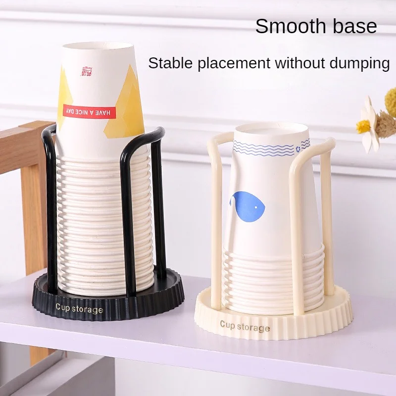 Household Simple Paper Cup Holder Storage Rack Multifunctional Desktop Coffee Milk Tea Cup Storage Rack Cup Taker Without Cup