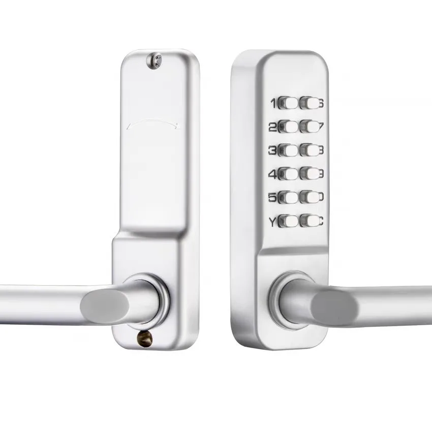 Outdoor Waterproof Mechanical Combination Lock Indoor Office Wooden Door Aluminum Art Gate Password Lock for Fence Zinc Alloy
