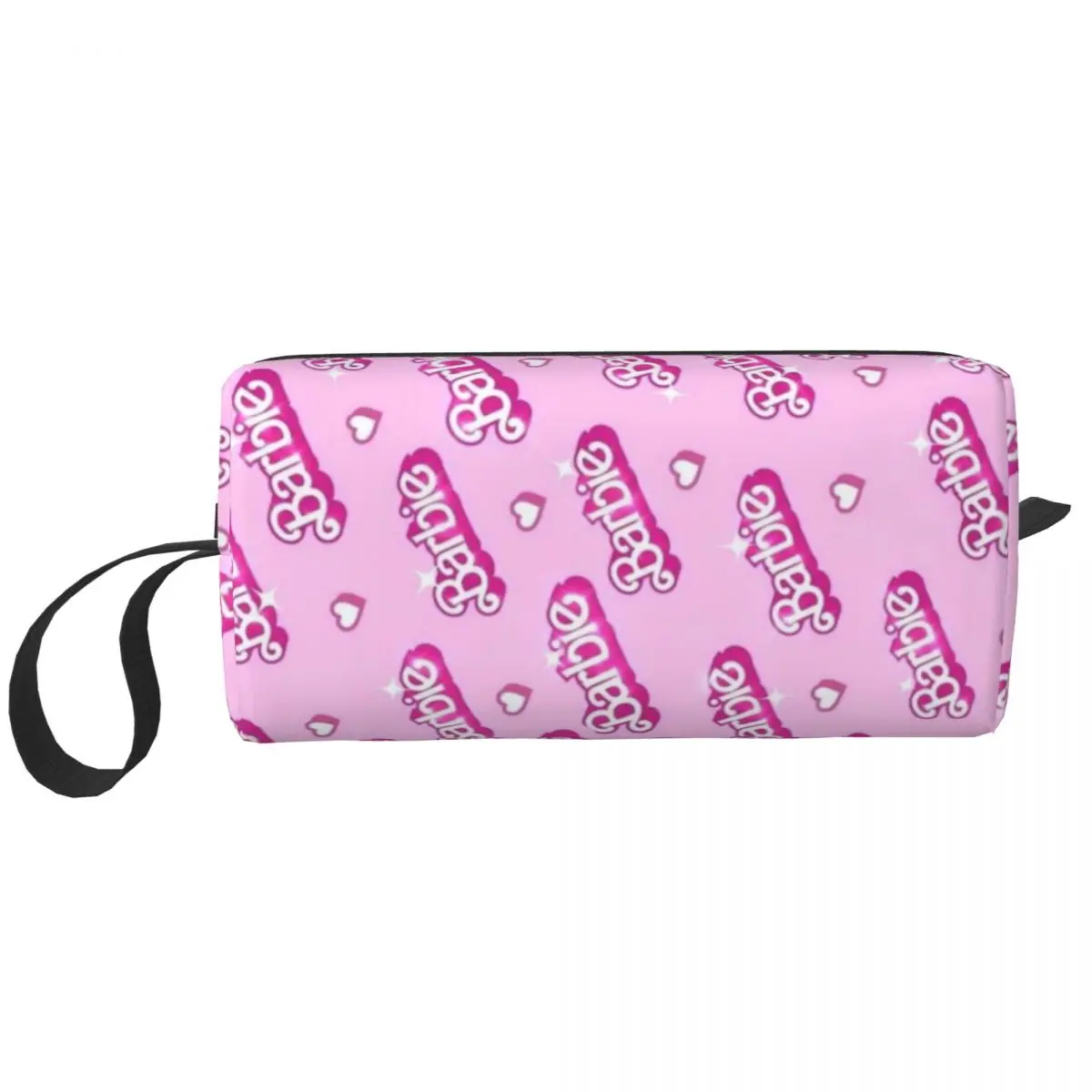 Pink Makeup Bag Travel Cosmetic Bag Men Women Kawaii Barbi Girl Toiletry Bags Storage Pouch Bag