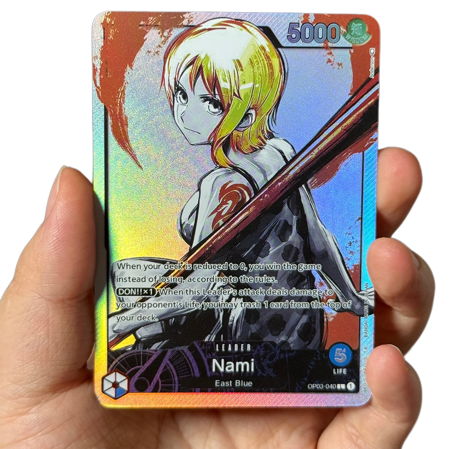 원피스 리더 단일 선택 트레이딩 카드 OPCG 보드 게임 카드 호일 프록시 Luffy/Law/Iceburg/Ace/Rebecca Anime Collection Card
