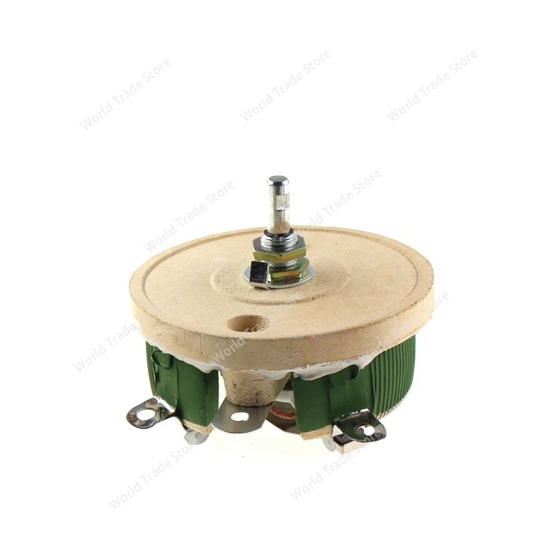 

Round Disc Resistor BC1-100W 1R/2R/3R/5R/10R Adjustable Potentiometer Wire Spinning Porcelain Plate