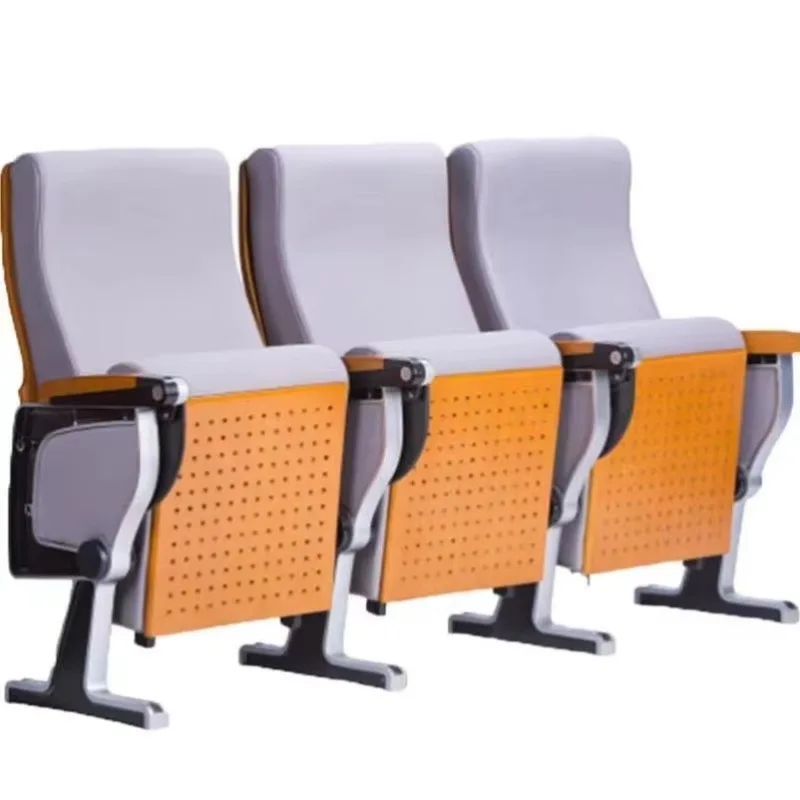 Auditorium chairs Theatre furniture uses university auditorium chairs with folding tables