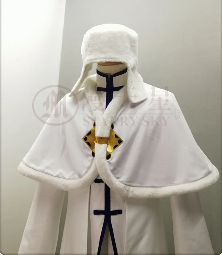 Bungou-アニメーションのコスプレコスチューム,白い変装,ケープ付き,ハロウィーンのカーニバル用の制服,カスタムメイド,デッドアップル,fydod,トラルティス