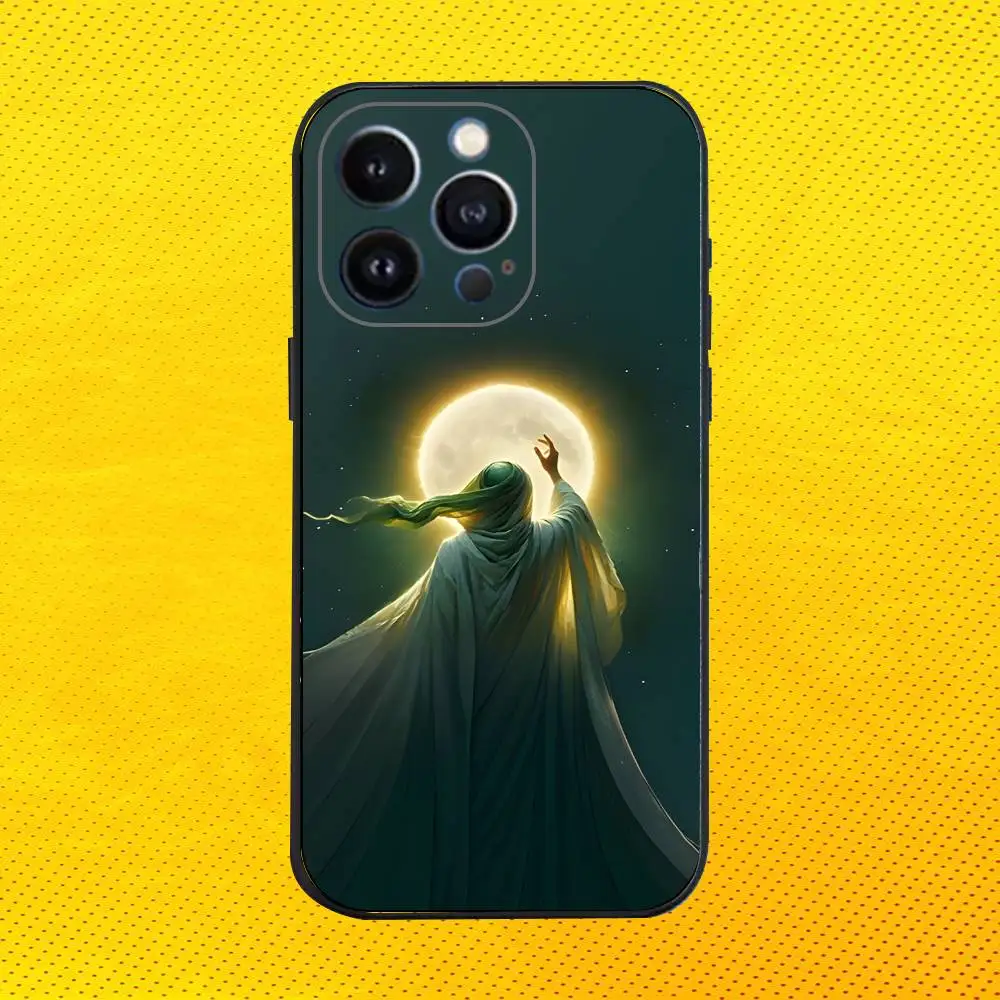 Imam Hussain Shia Ali  Phone Case For iPhone 16e,16,15,14,13,12,11,Pro,X,XS,Max,XR,Plus,Mini Soft Black Cover view 3