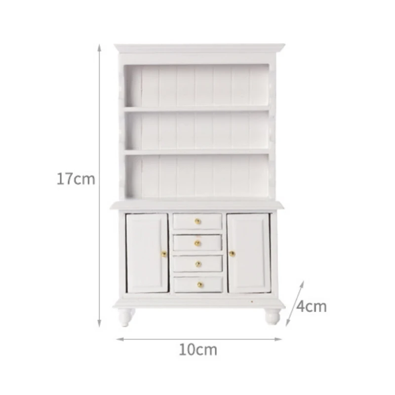 Meubles miniatures pour maison de poupée 1:12, ensemble de chambre à coucher, scène de bricolage, décoration de jeu, modèle réaliste, décor pour fille, jouet cadeau