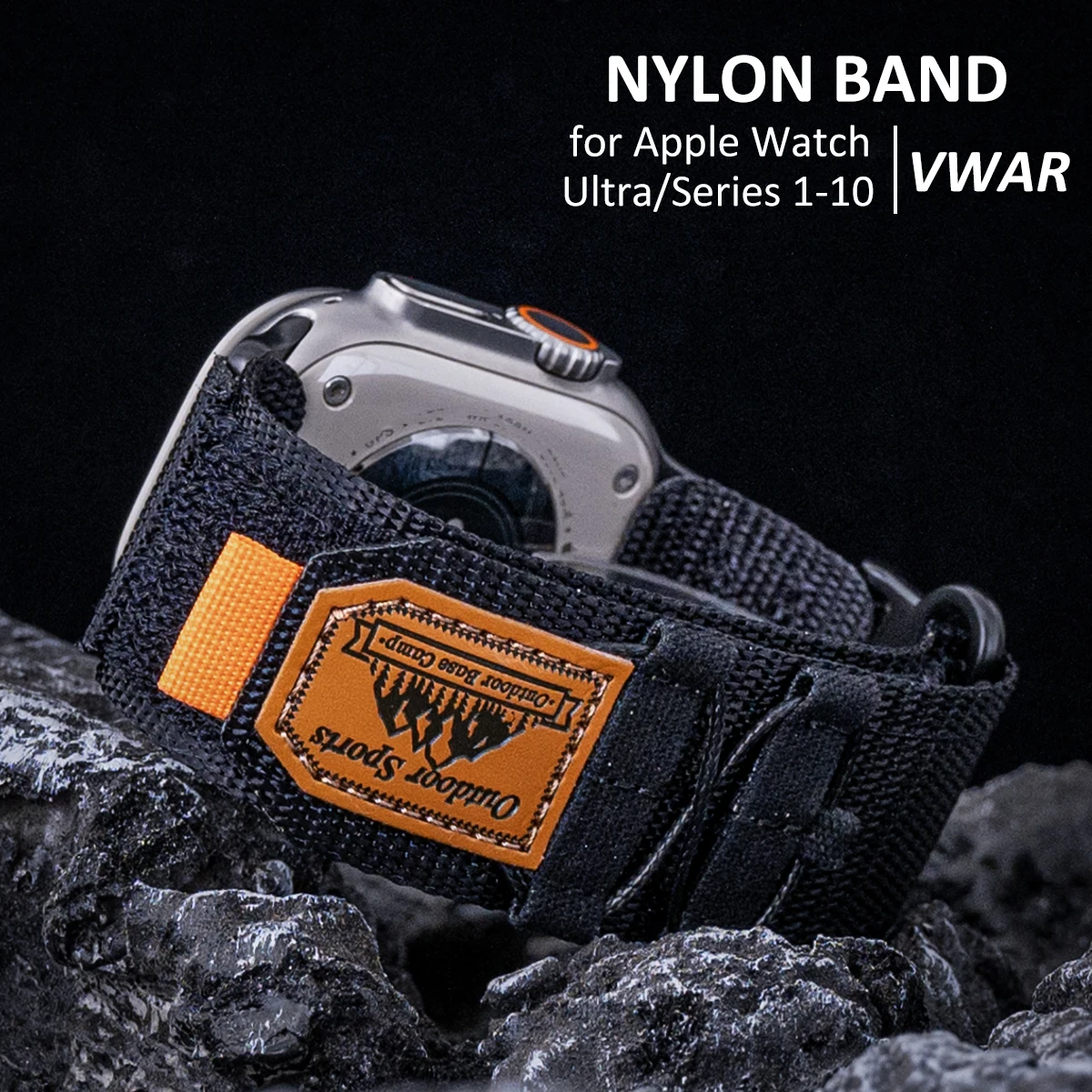 

Nylon Loop Strap for Apple Watch Ultra 2 Band 49mm 44mm 45mm 42mm 46mm Sport Correa Trail Bracelet iWatch Series 10 9 SE 8 7 6 5