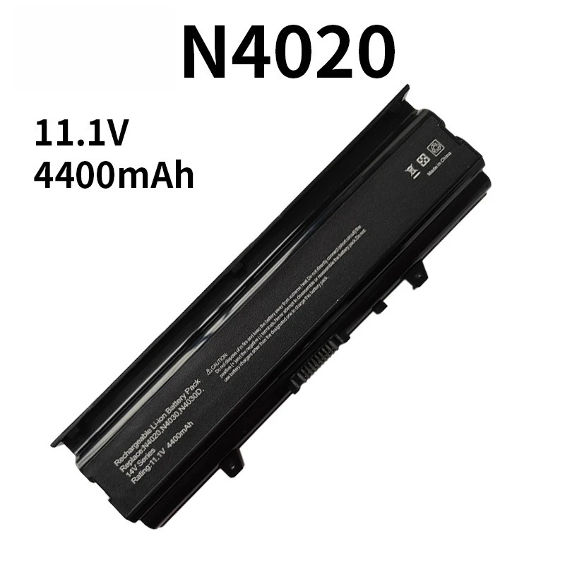 

New Replacement Battery For Dell Inspiron 14V 14VR N4020 N4030 M4010 TKV2V 11.1V 4400mAh High Capacity Li-ion Notebook Battery