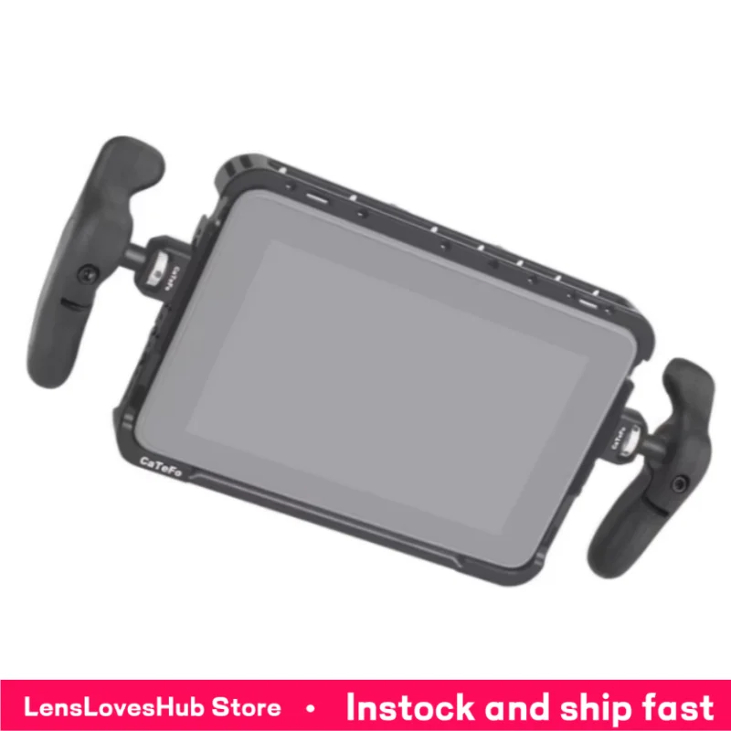 Full Aluminum Cage with Handle for YoloBox Ultra, Left & Right 1/4'' Hand Grip Kit