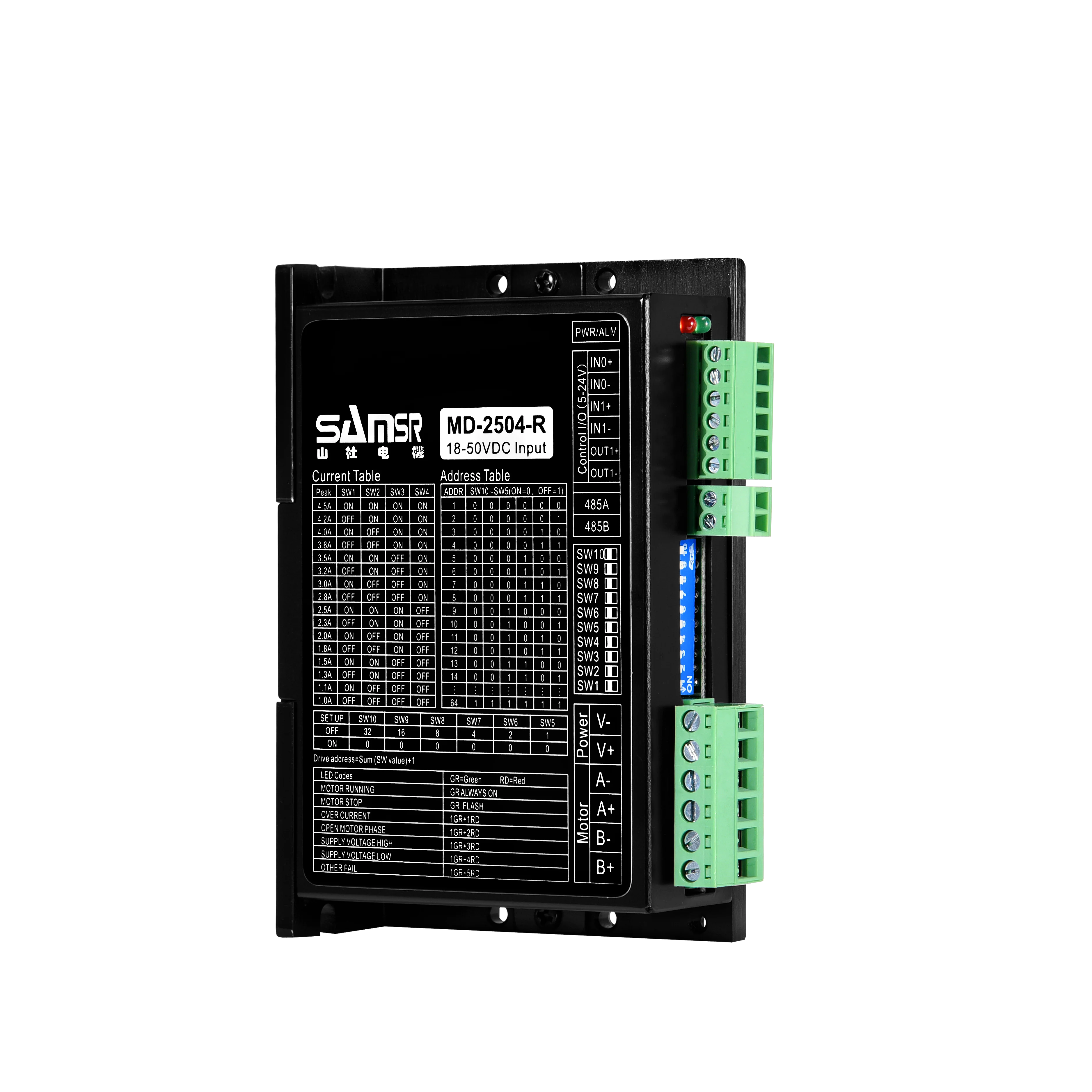 xmsjModbus Bus Control Digital 17 23 24 Driver passo-passo di comunicazione RS-485