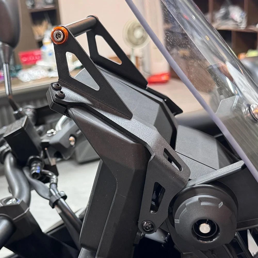 لهوندا ADV350 ADV 350 2025- ADV350 2025 الملاحة قوس جديد دراجة نارية الملاح حامل هاتف لتحديد المواقع والملاحة حامل