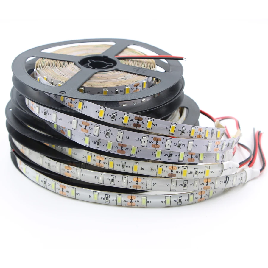 1-5M LED Strip light Flexible 5630 5730 led Tape Diode Ribbon 60leds/m waterproof TV Backlight Party Wedding Christmas Neon Lamp