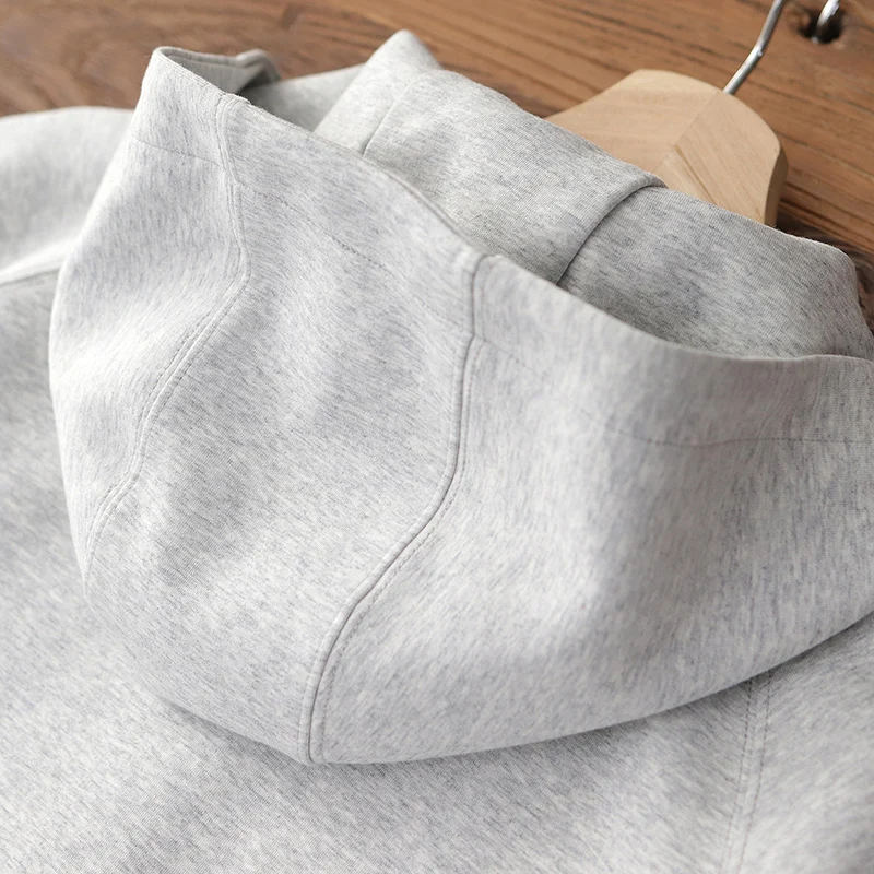 الربيع والخريف جديد طبقة الهواء سترة سستة البلوز الرجال الأمريكية الرجعية راجلان عارضة مقنعين سترة رياضية الرجال