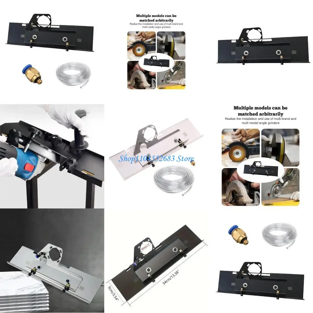 

Y6GD Metal Angles Grinder Brackets Stand Holders Protective Cover Balanced Base Guard