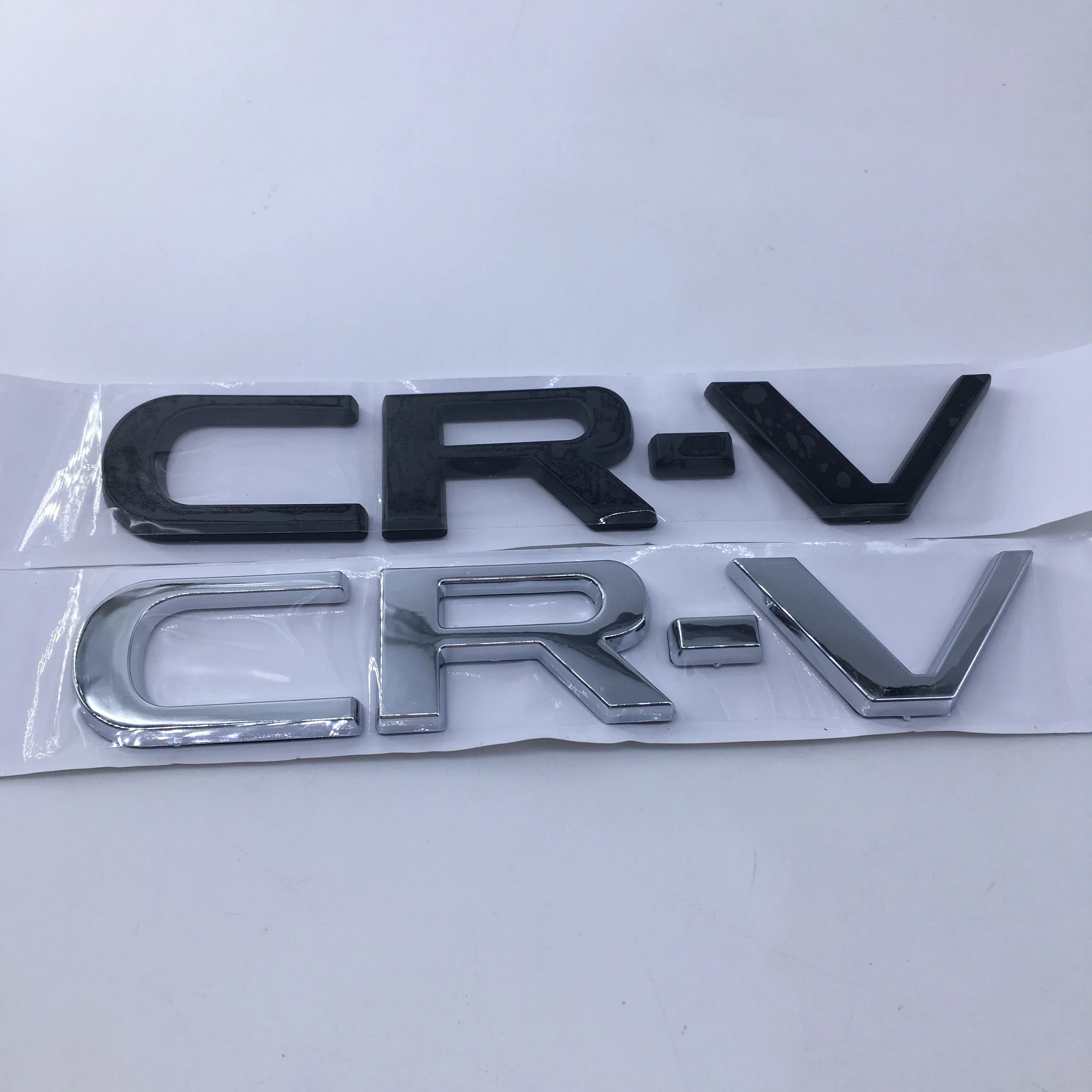 1pcs for Honda CR-V CRV ABS high quali Silver Black car Emblem Fender side Rear tail trunk badge sticker Decal styling