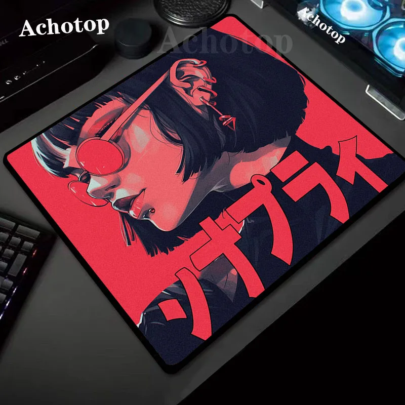 Anime Girl Gaming Mouse Pad 45x40CM Locking Edge Mouse Mat High Elastic Non-slip Bottom Control Mousepad Premium Keyboard Pads