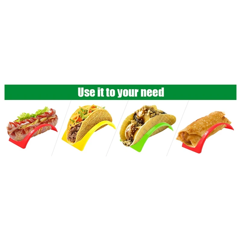 12 Pack Taco Trays Plastic Burrito Trays Serving Trays Party Supplies For Tacos Burritos Hot Dogs