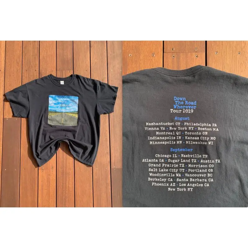 2019 MARK KNOPFLER Down the Road Wherever Concert Tour T-Shirt 2XL DIRE STRAITS