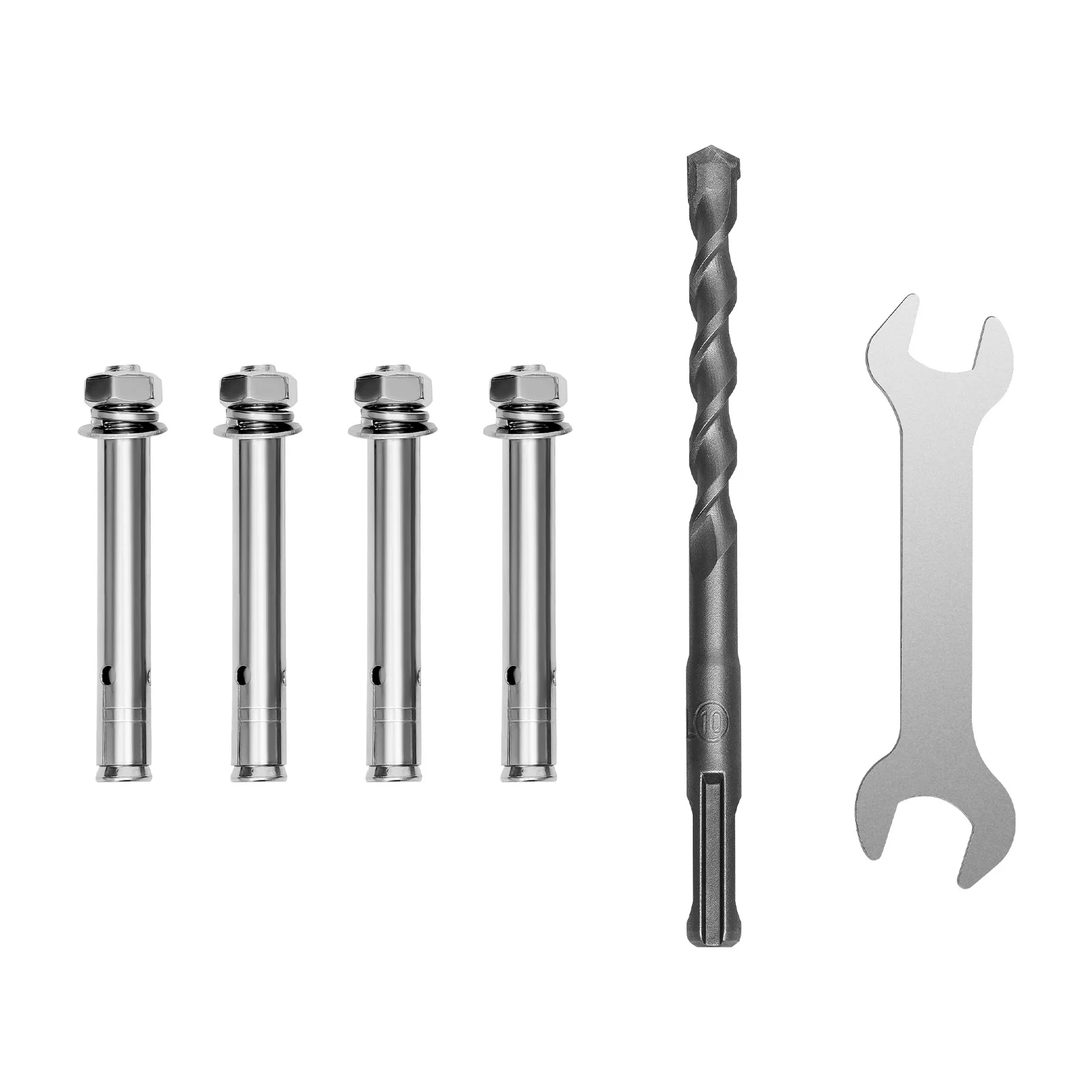 Edelstahl-Poolhandlauf U-förmige Griffabdeckung Poolhandlauf-Set mit Basis für Innen-/Außen-Schwimmbäder, Tragfähigkeit 120kg – Detail 13