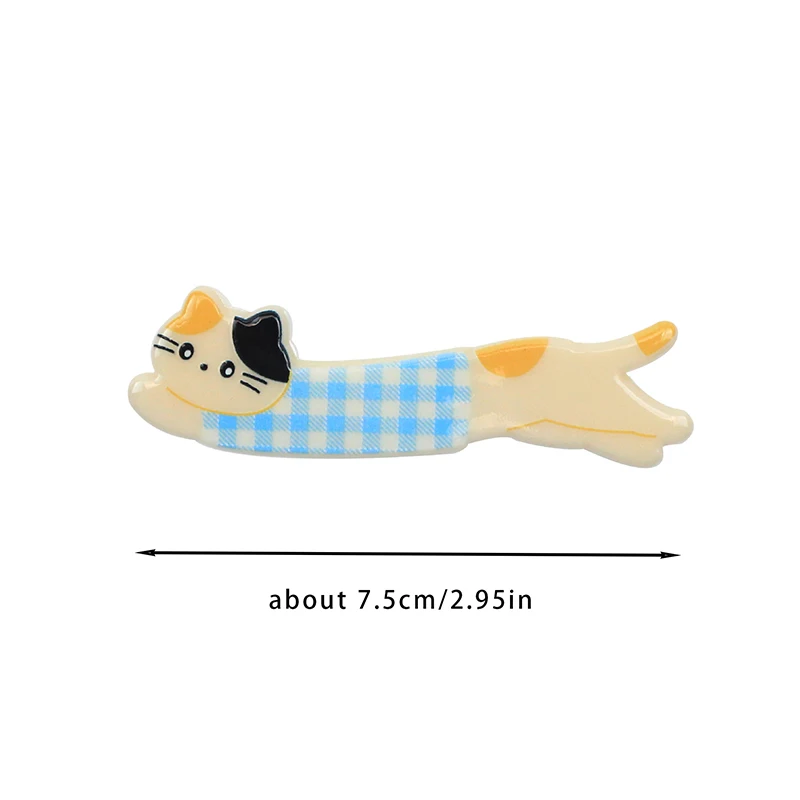 Cartoon Hair Clip Cute Cat Shape Side Bangs Clip Makeup Tools For Female Ladies Hairpin Girls Headwear Accessories Gifts