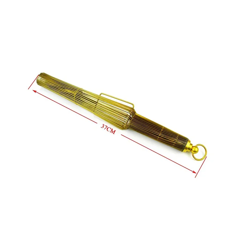 Gabbia per uccelli che appare in acciaio dorato Colomba che appare gabbia Trucchi magici da palcoscenico Magia Magicians Prop Illusione Trucco