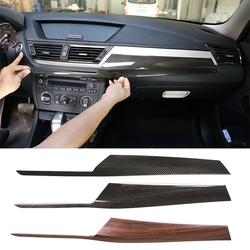 

ABS Carbon Fiber for BMW X1 E84 2011-2015 LHD Car Interior Center Console Protection Panel Cover Trim 5 Colors Style Accessories