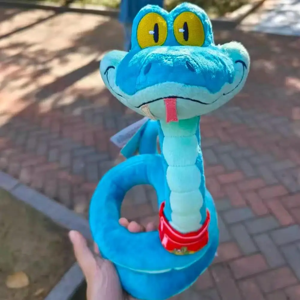 게리 더 스네이크 봉제 인형 귀여운 만화 캐릭터 주토피아 2 신규 캐릭터 블루 게리 더 스네이크 봉제 인형 생일 선물